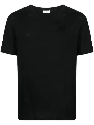＊人気＊ SANDRO  ビーズディテールのTシャツ SANDRO ビーズディテール Tシャツ | ブラック | FARFETCH JP