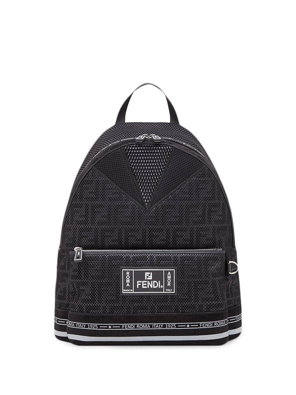 фото Fendi объемный рюкзак с логотипом ff