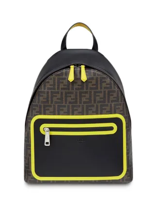 Shop Fendi large FF motif backpack with 