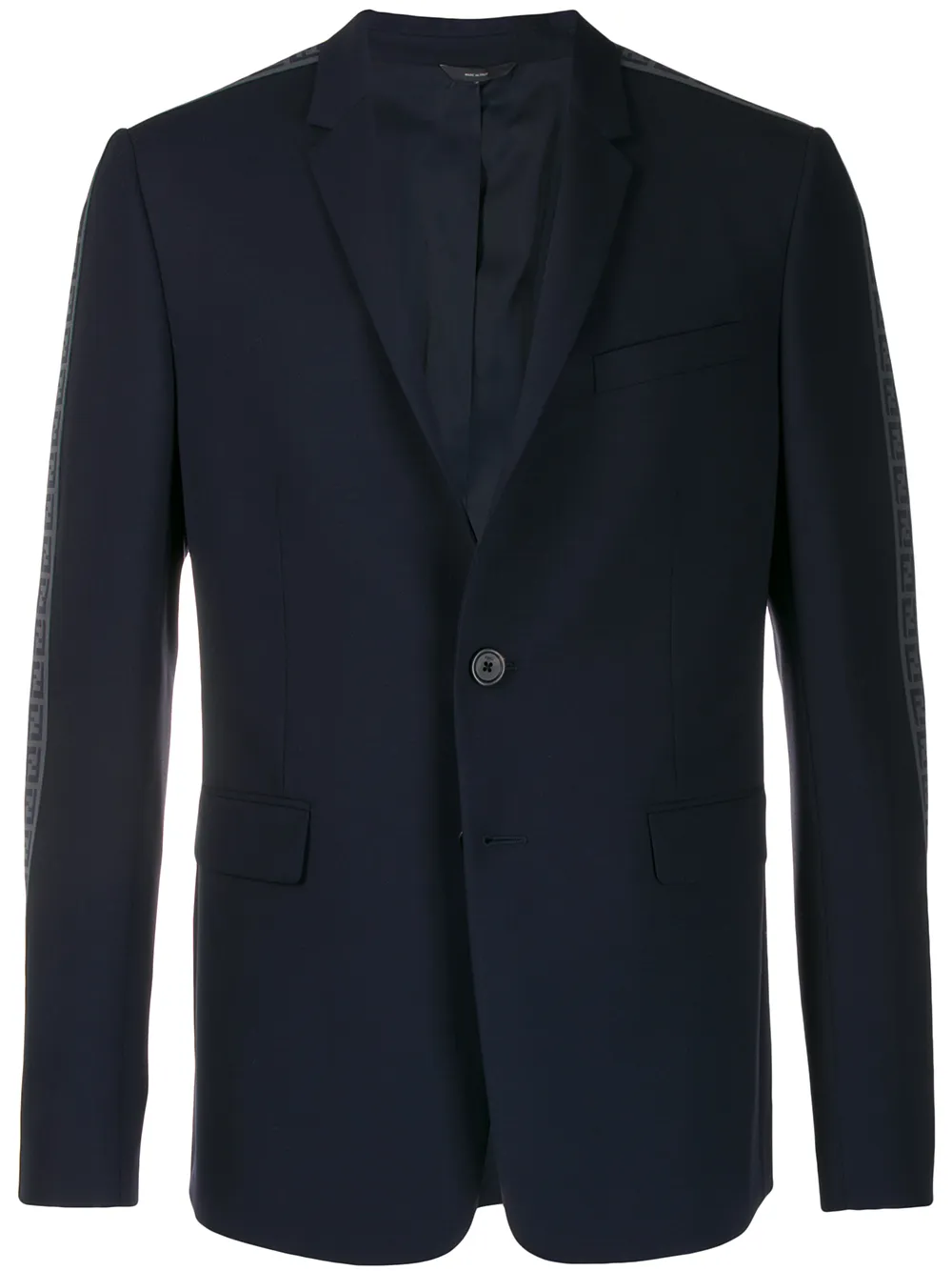 blazer à bandes logos sur les manches