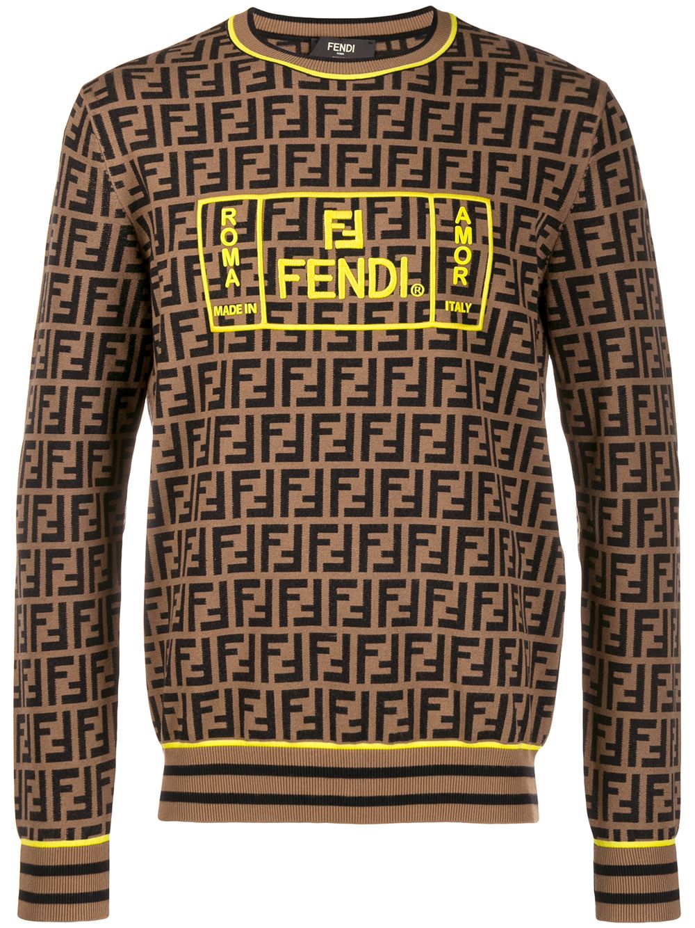 фото Fendi джемпер с логотипом FF