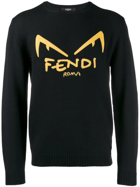 Fendi Bag Bugs logo sweater AW20 