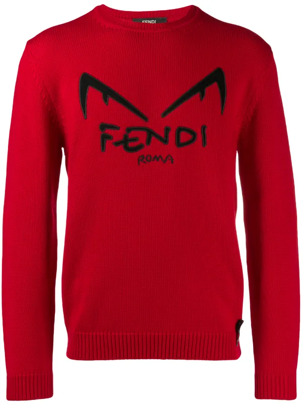 red fendi jumper