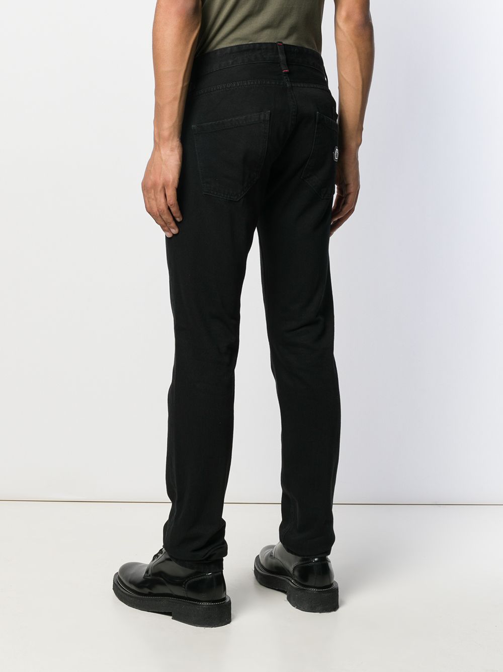 фото Philipp Plein джинсы прямого кроя с эффектом потертости