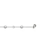 Fendi logo charm chain bracelet