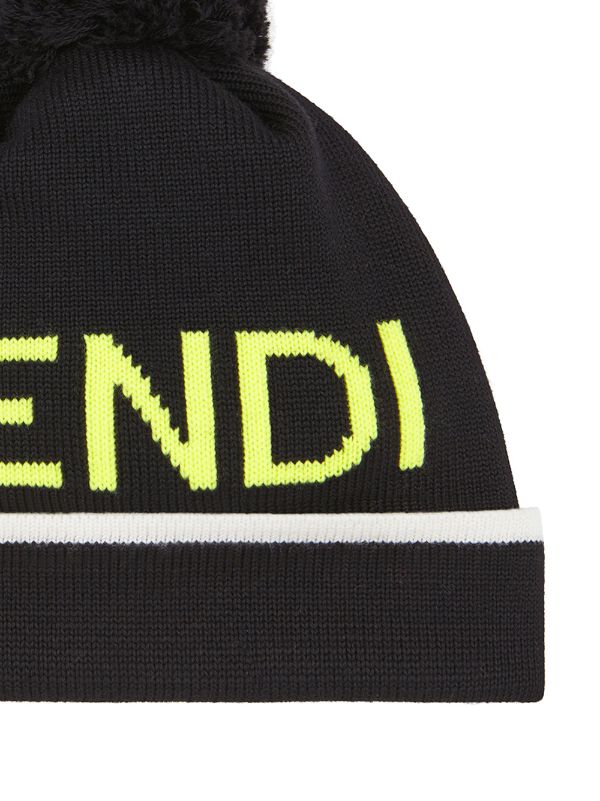 fendi pom pom hat