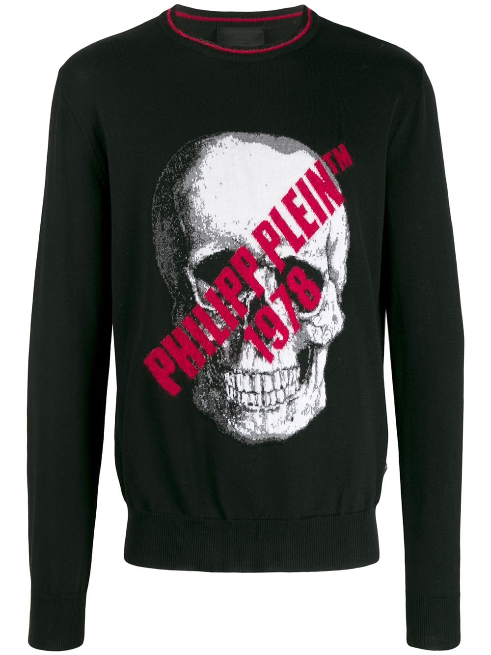 фото Philipp Plein пуловер с принтом Skull