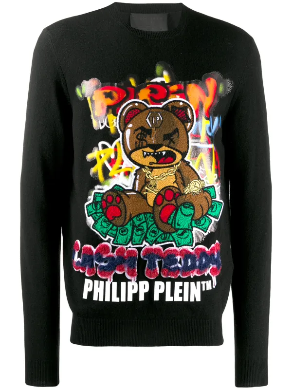 philipp plein teddy bear t shirt