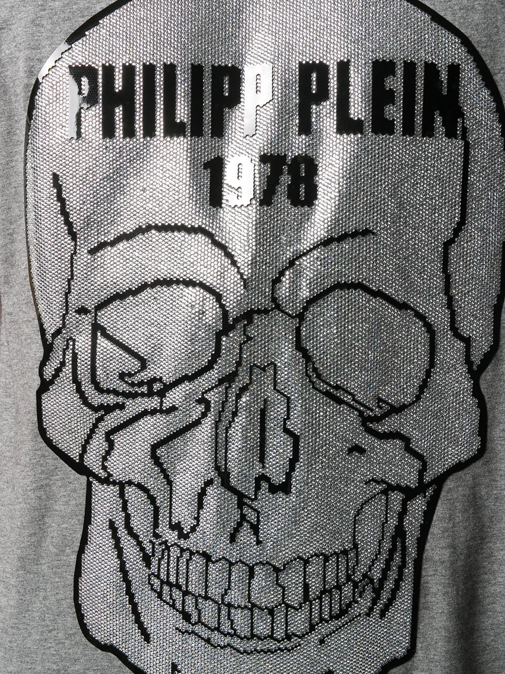 фото Philipp plein футболка с декором skull