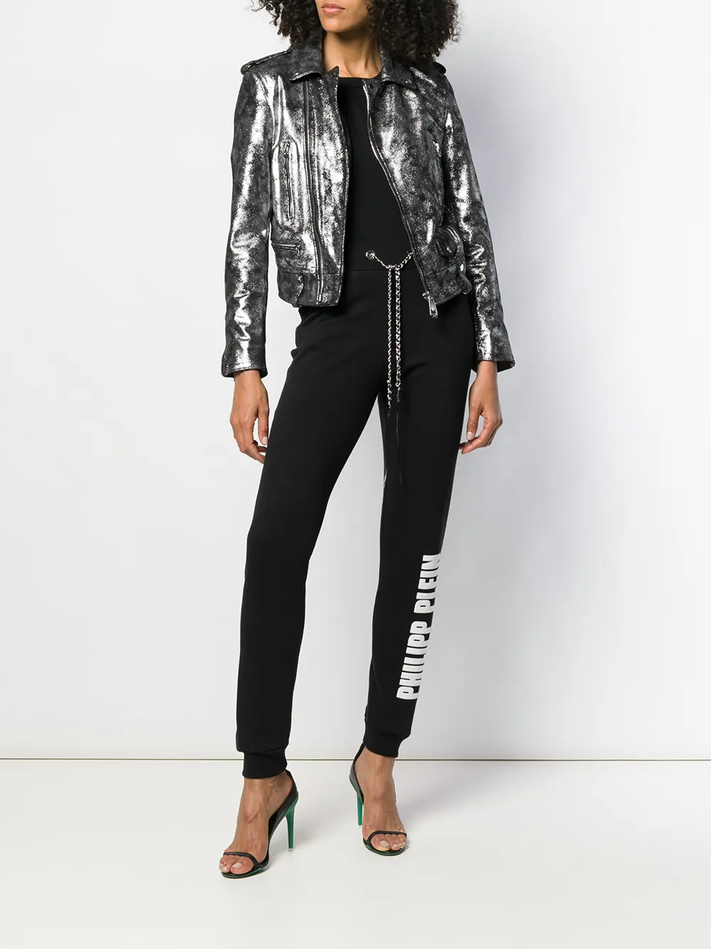 фото Philipp plein спортивные брюки с цепочкой