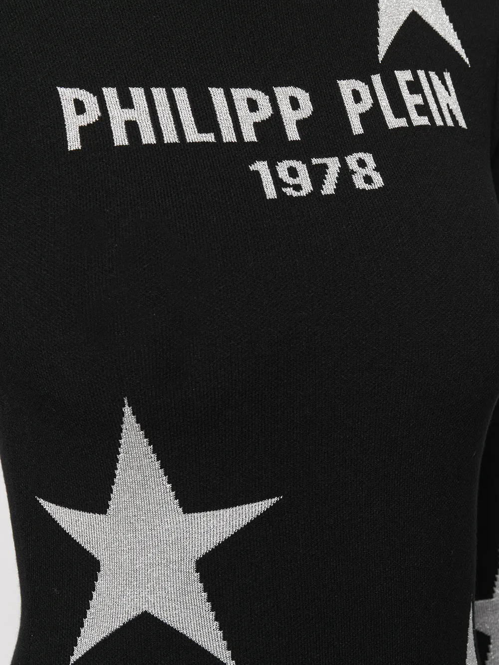 фото Philipp plein платье-джемпер с логотипом