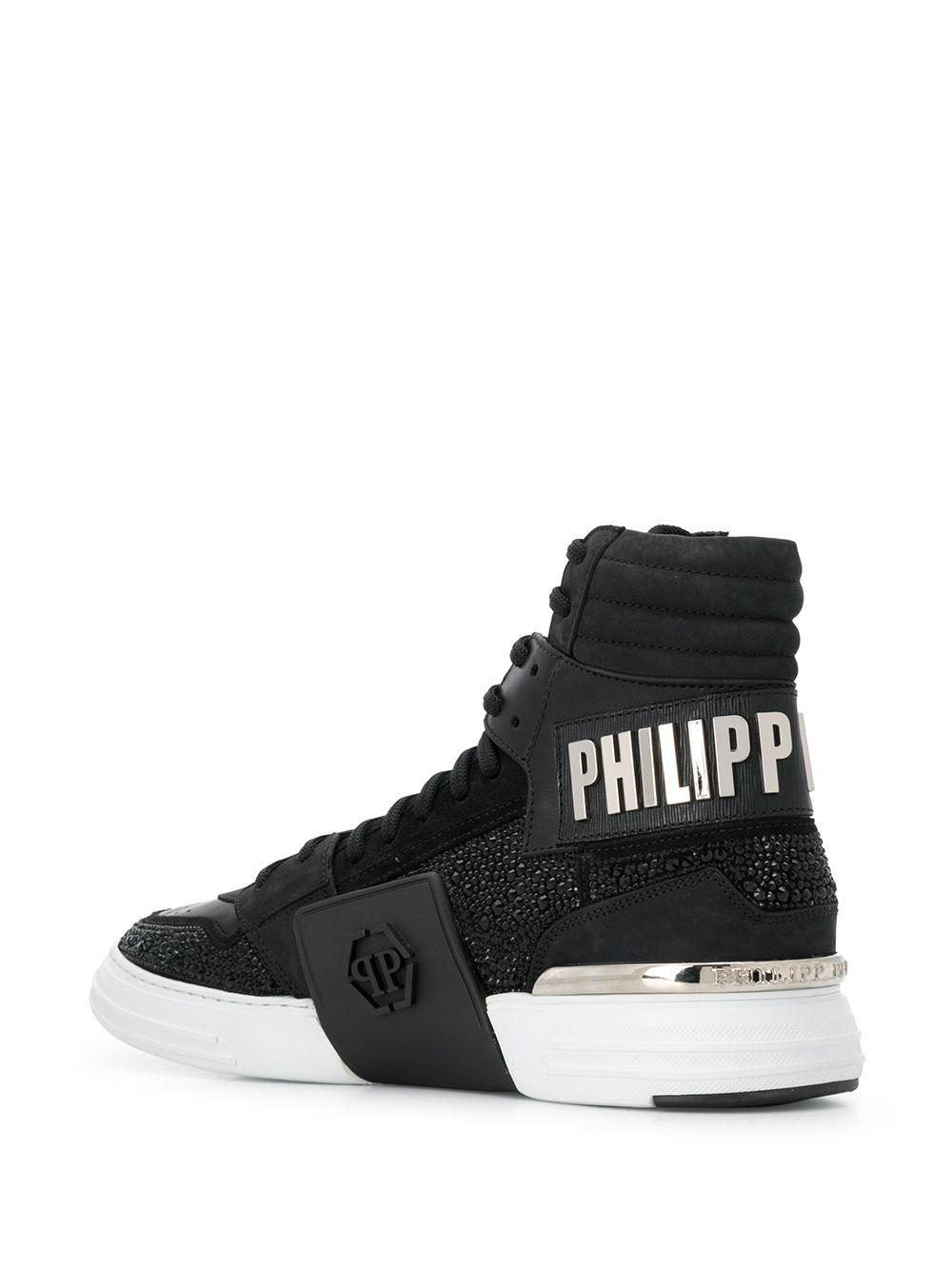 фото Philipp plein кроссовки с декором skull