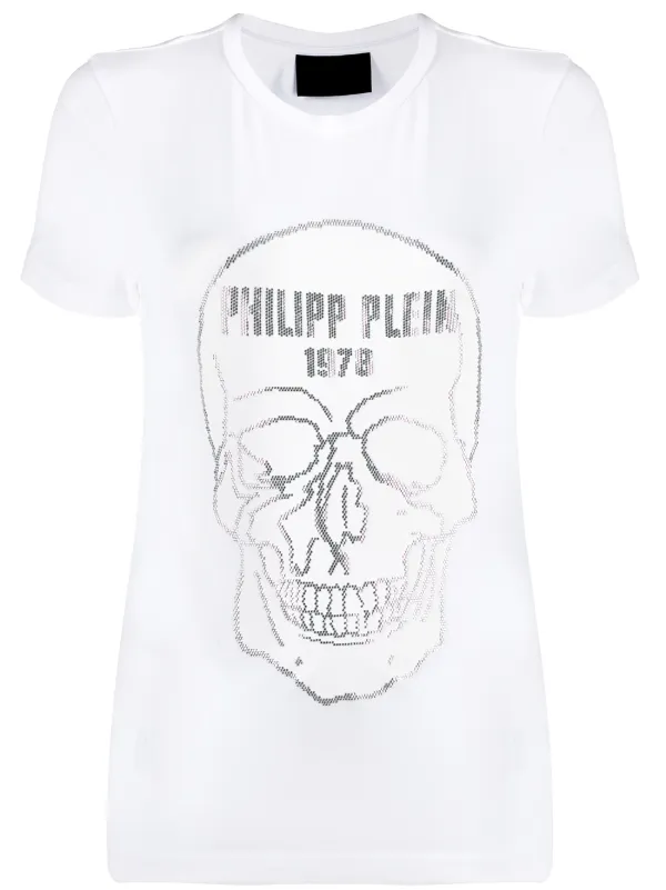 rhinestone skull t shirt