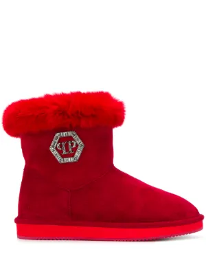 philipp plein crystal boots