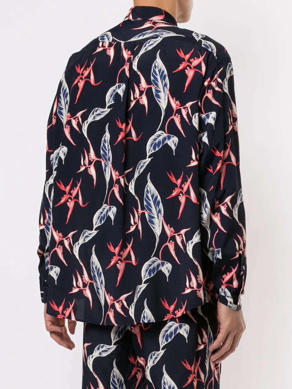 Ports V Button-up shirt Blauw