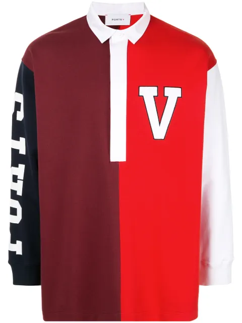 Ports V logo polo shirt