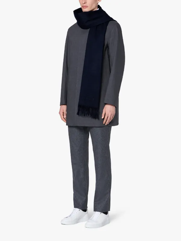 embroidered cashmere scarf