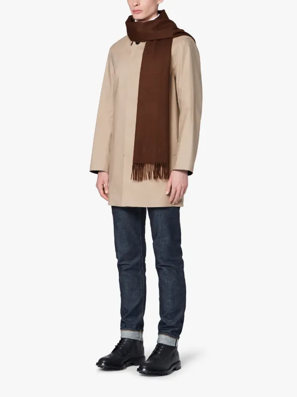 embroidered cashmere scarf
