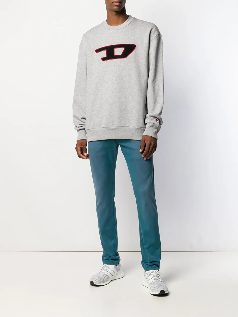  Diesel Vaqueros Krooley Con Corte Carrot - Azul 