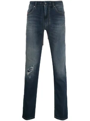 Emporio Armani Calça Jeans Reta | Azul | FARFETCH BR