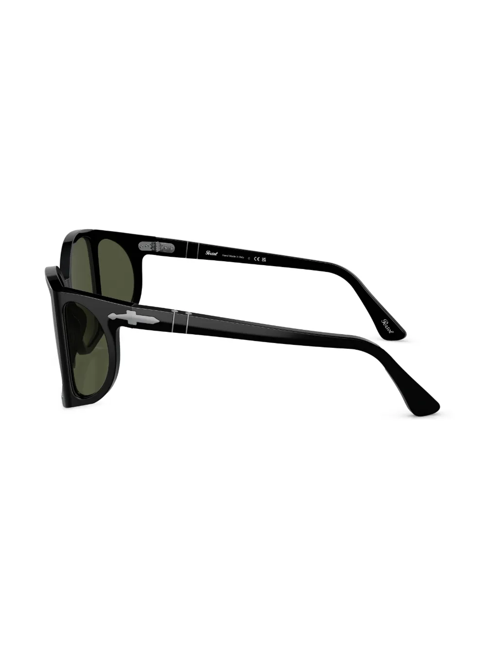  Persol Oversized Sonnenbrille   Schwarz 