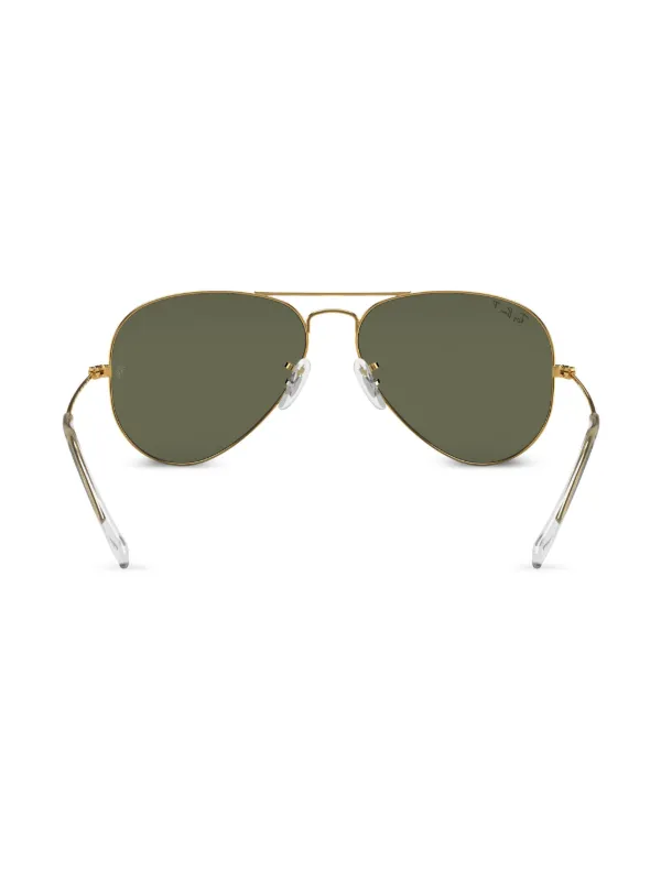 格安 Ray-Ban JP FARFETCH | ゴールドトーン | サングラス アビエーター 小物