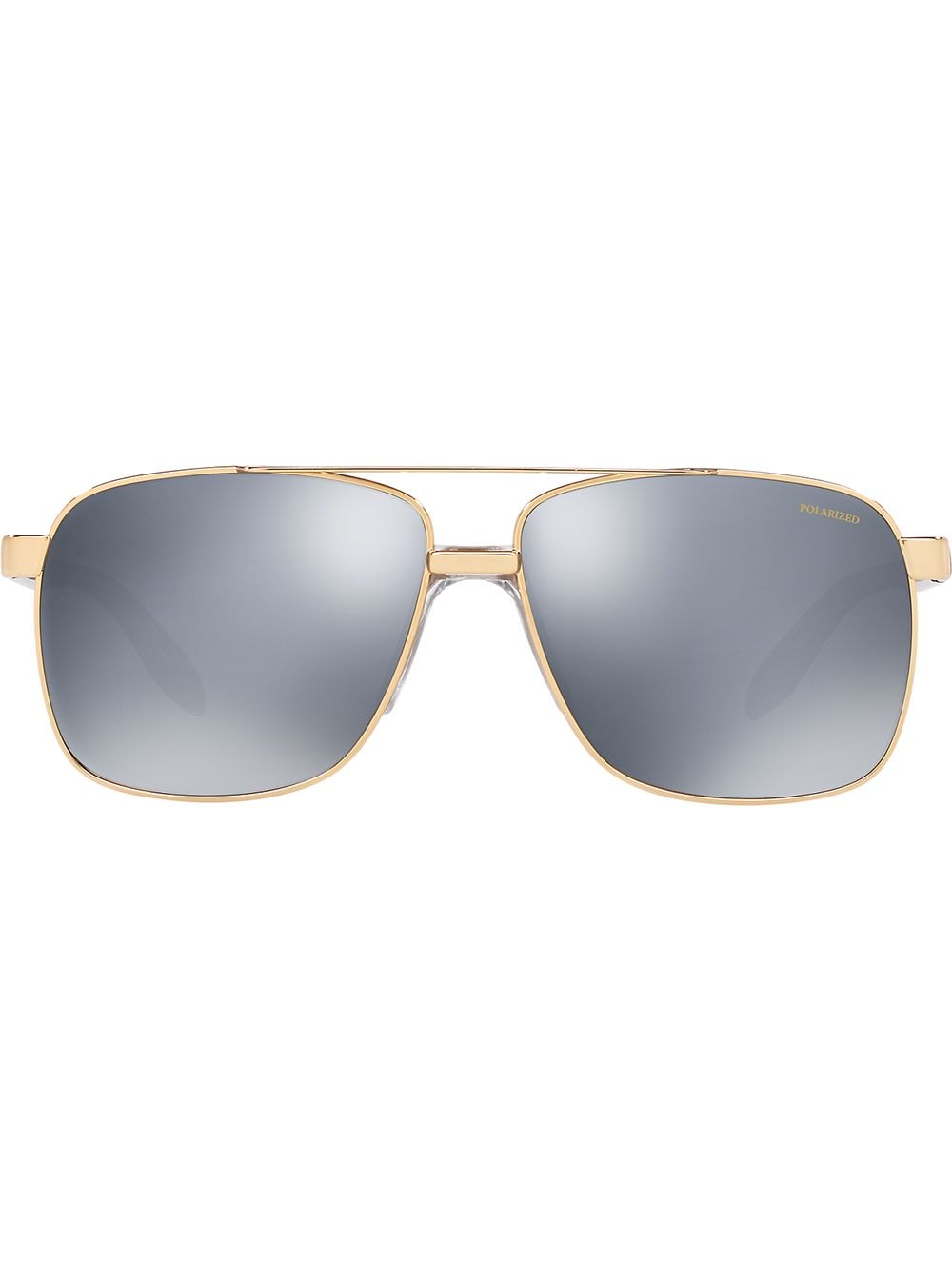 Versace Square Sunglasses In Gold