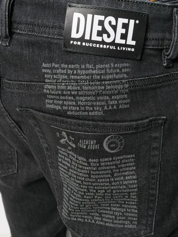 Diesel Skinny Two Tone Jeans Aw19 Farfetch Com