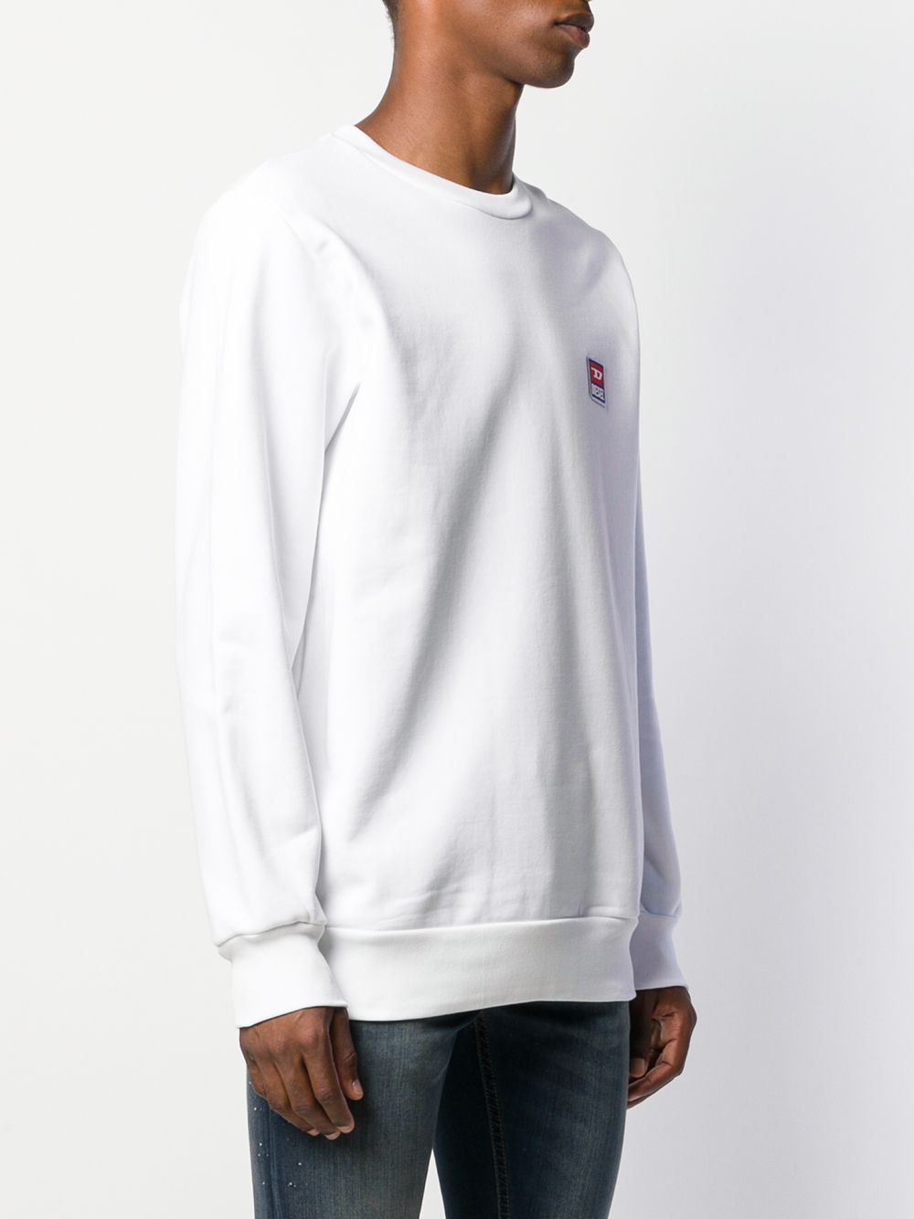 Diesel '90s Logo Patch Sweatshirt - Farfetch