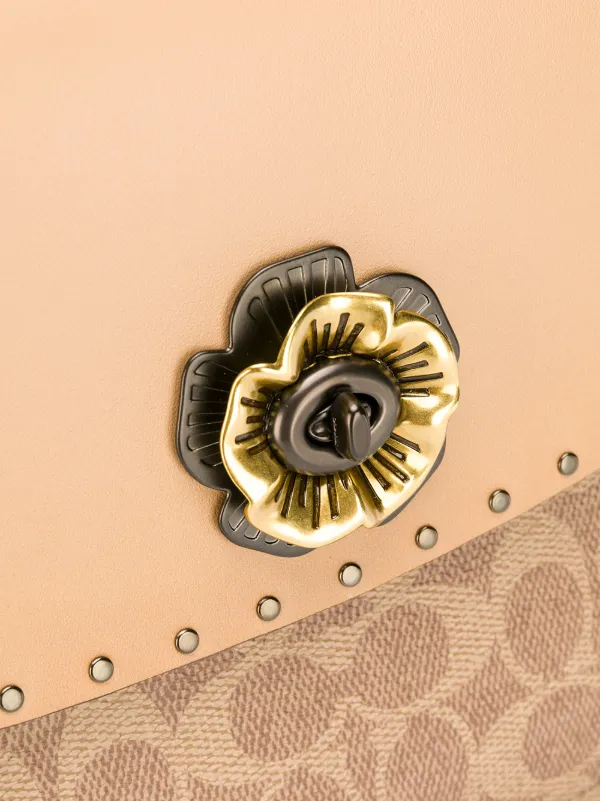 parker top handle with tea rose stones
