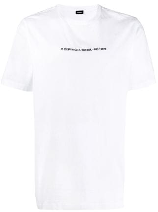 Diesel Embroidered T-shirt - Farfetch