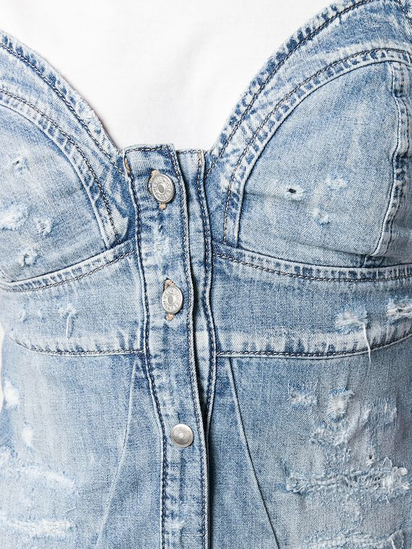 diesel denim maxi dress