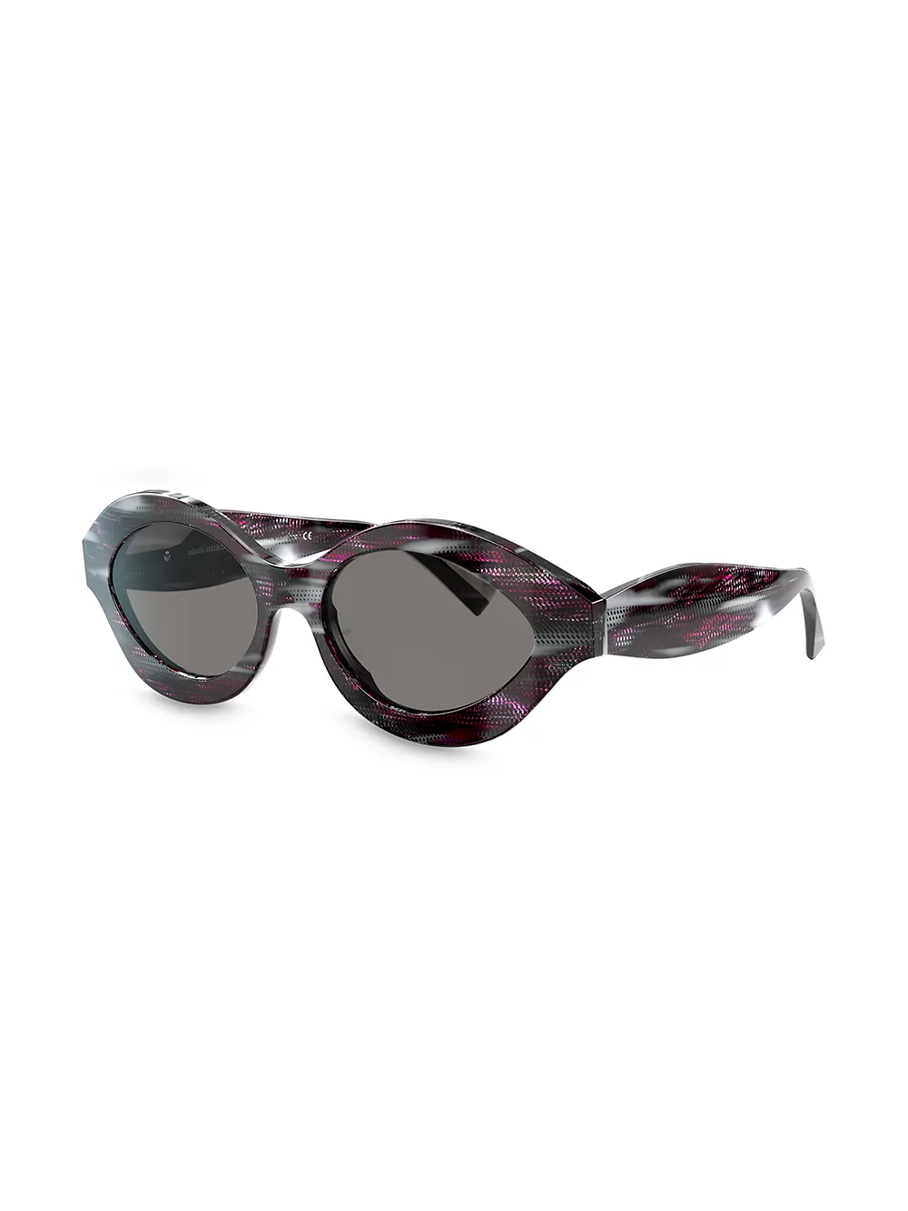  Alain Mikli Contrast Print Sunglasses - Black 