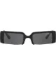 Image 1 of Vogue Eyewear Soho studded rectangle sunglasses
