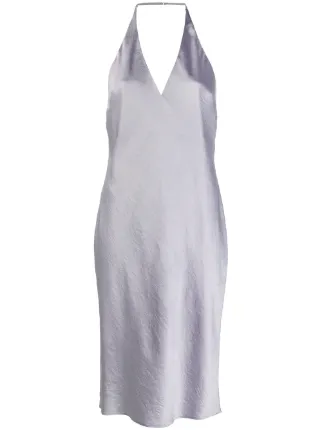 halter neck slip dress