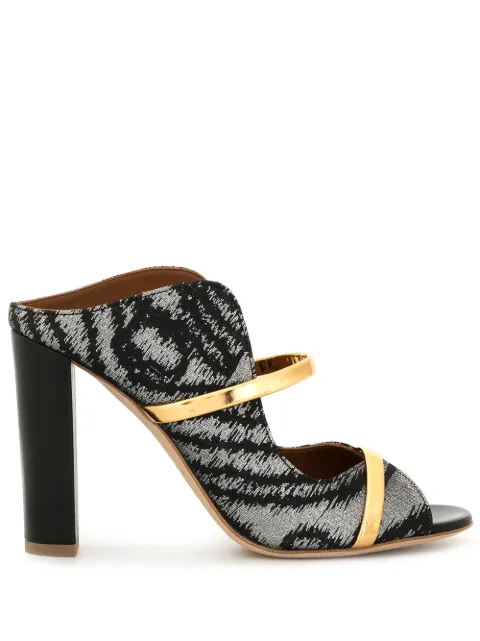 high block heel mules