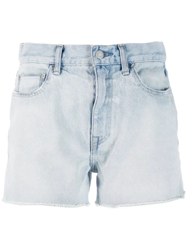john elliott denim shorts