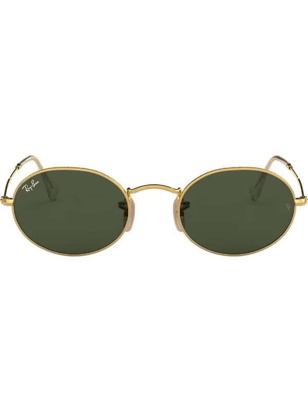 Ray Ban RB3547 Oval Sunglasses Farfetch