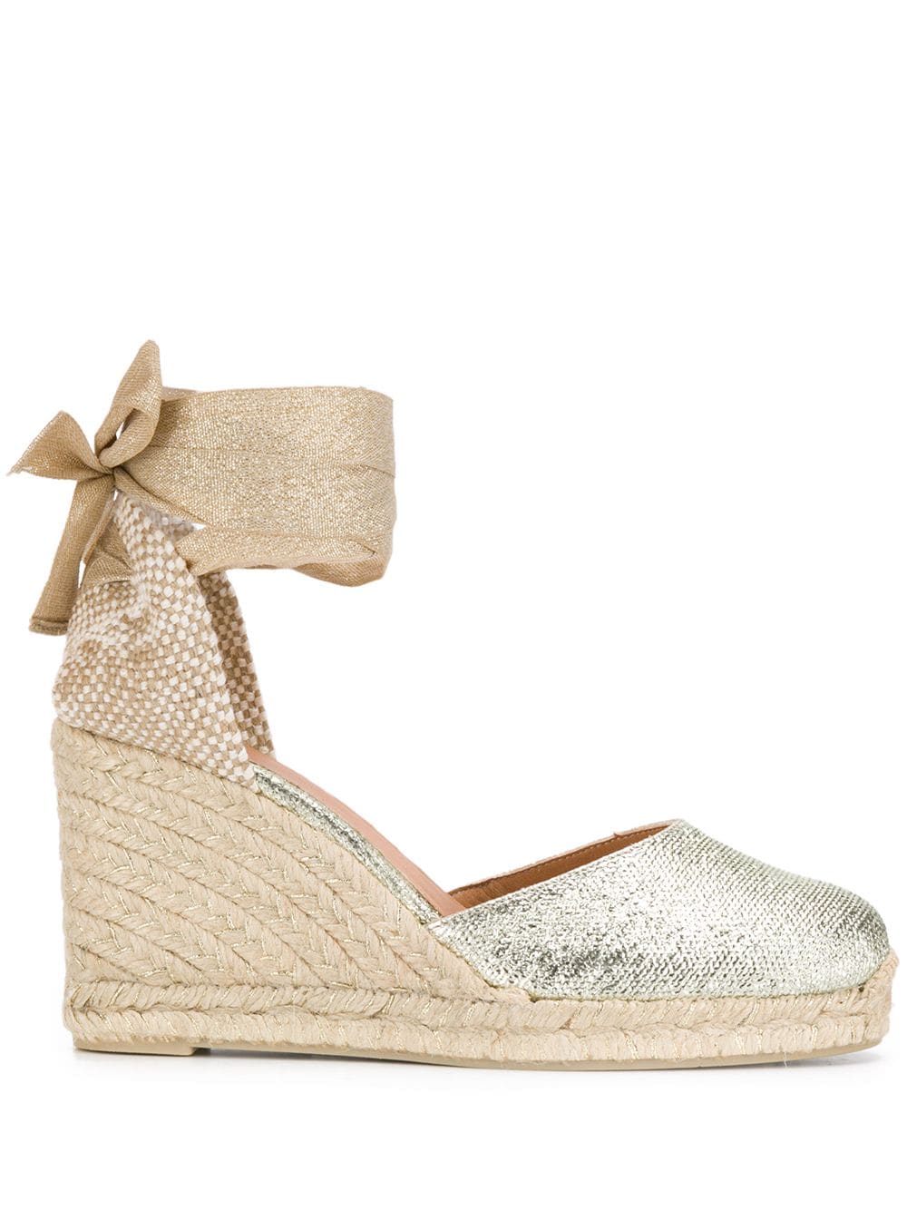 castaner metallic espadrille