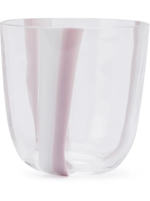 Carlo Moretti vaso con motivo de rayas