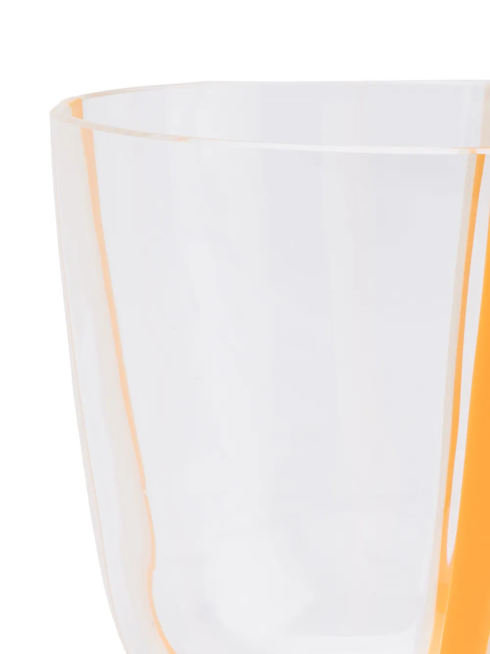  Carlo Moretti Striped Drinking Glass - Orange 