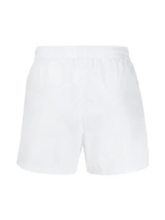 side logo patch swim shorts展示图