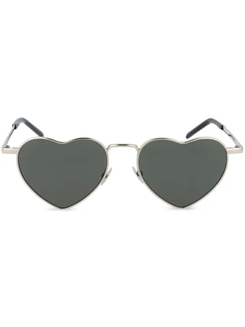 Saint Laurent Eyewear lentes de sol con armazón en forma de corazón