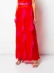 DVF Diane von Furstenberg ruffle maxi skirt