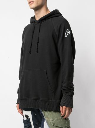 contrast logo hoodie展示图