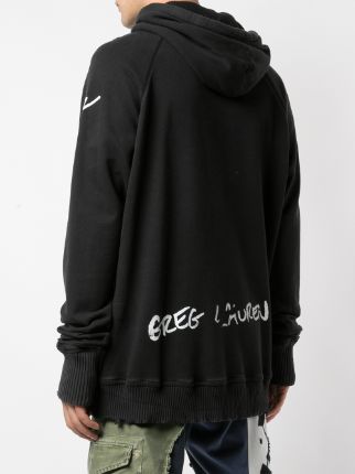 contrast logo hoodie展示图