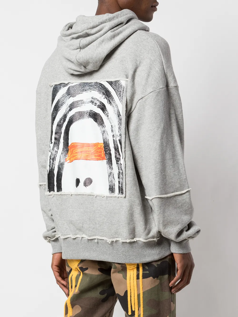 Saucing Slogan Drawstring Hoodie