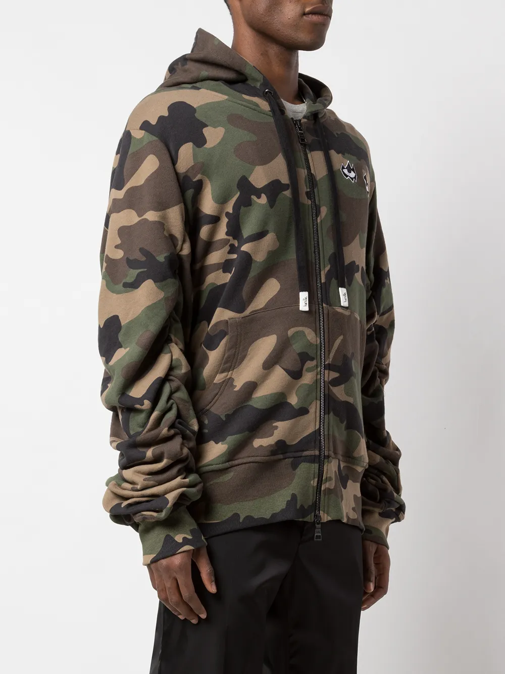 Haculla Never Duplicated Camouflage Hoodie In Green