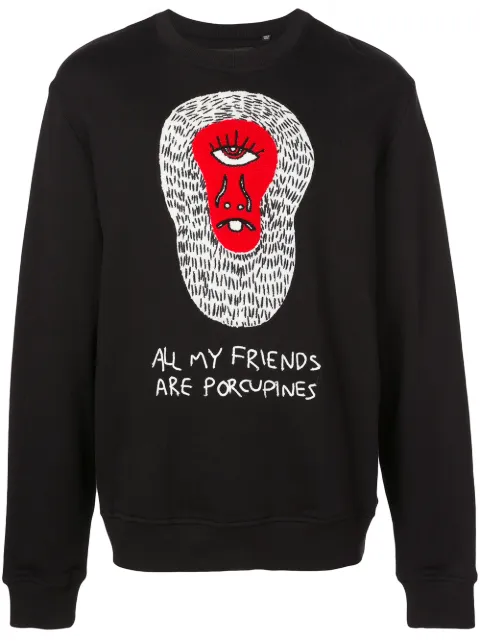 Haculla No Human Friends sweatshirt 