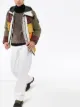 Image 2 of Stone Island panelled zip-front jacket